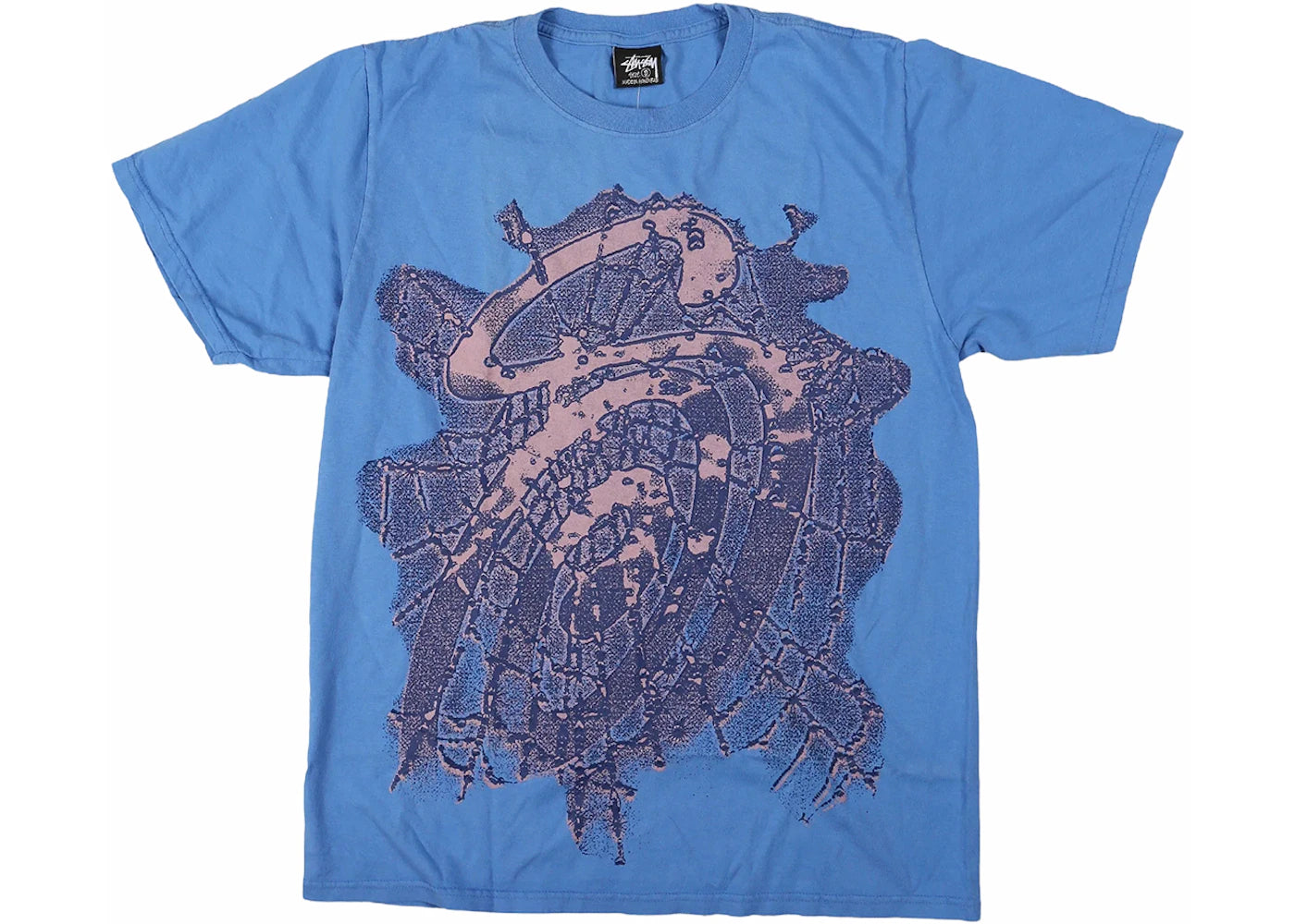 Stussy Web Pigment Dyed Tee Blue