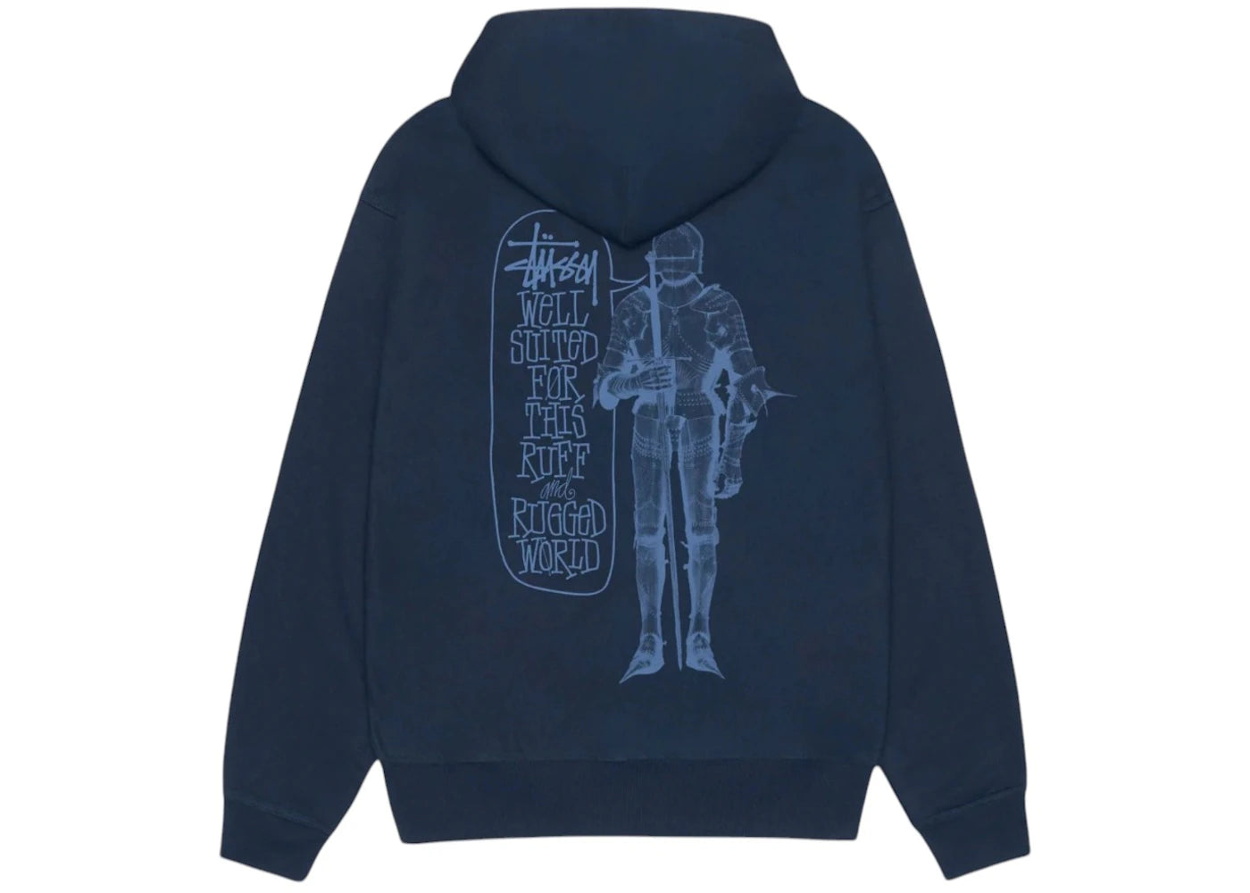 Stussy Well Suited Zip Hoodie Navy