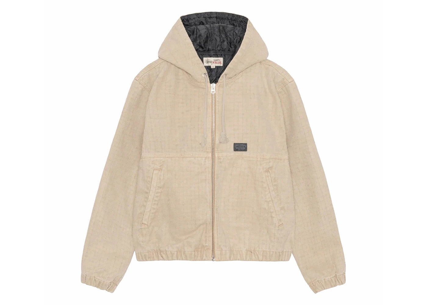 Stussy Work Canvas Needle Punch Jacket Khaki