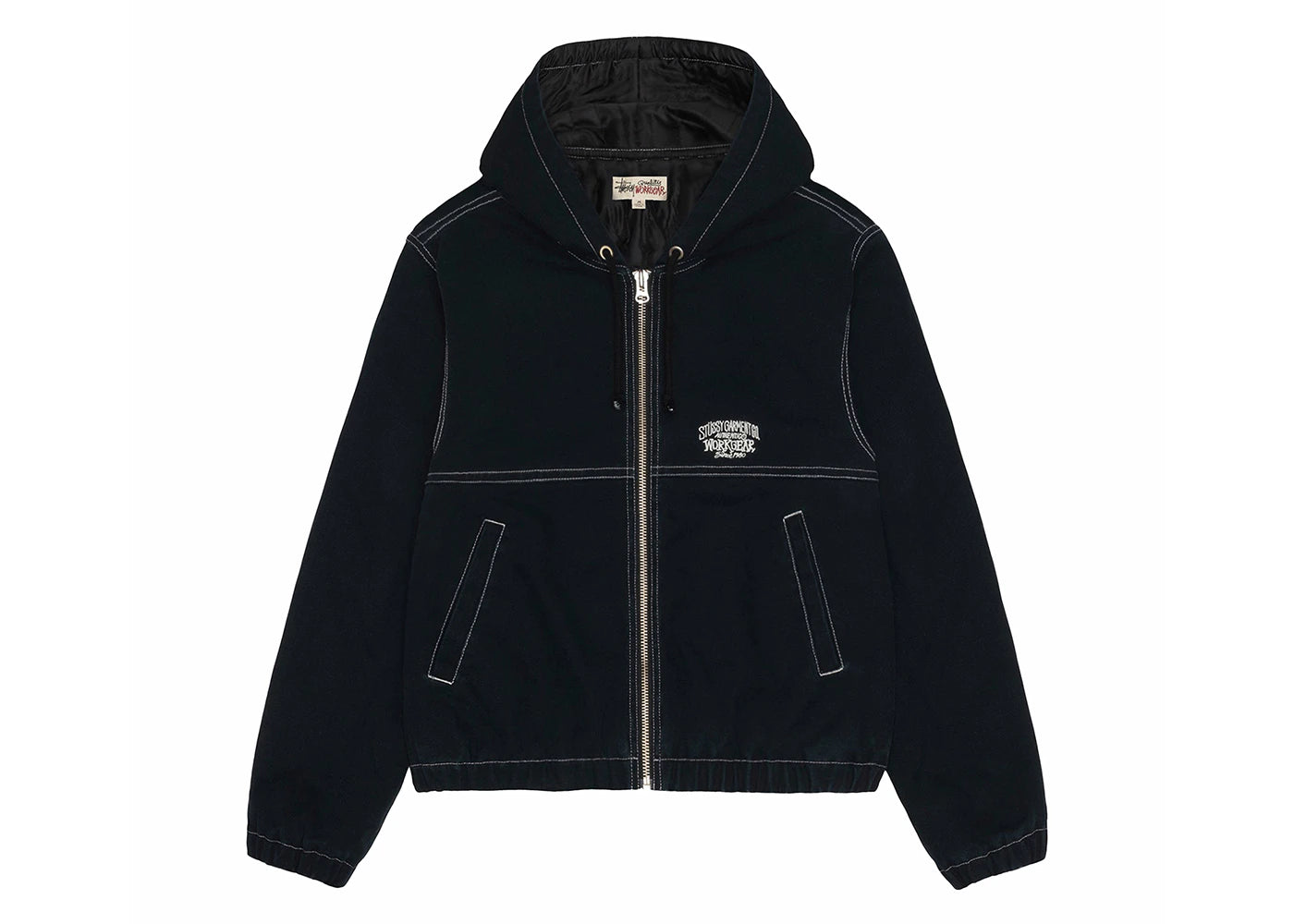 Stussy Work Contrast Stitch Jacket Black