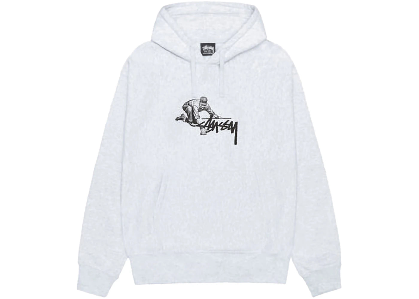 Stussy Worker Hoodie Ash Heather