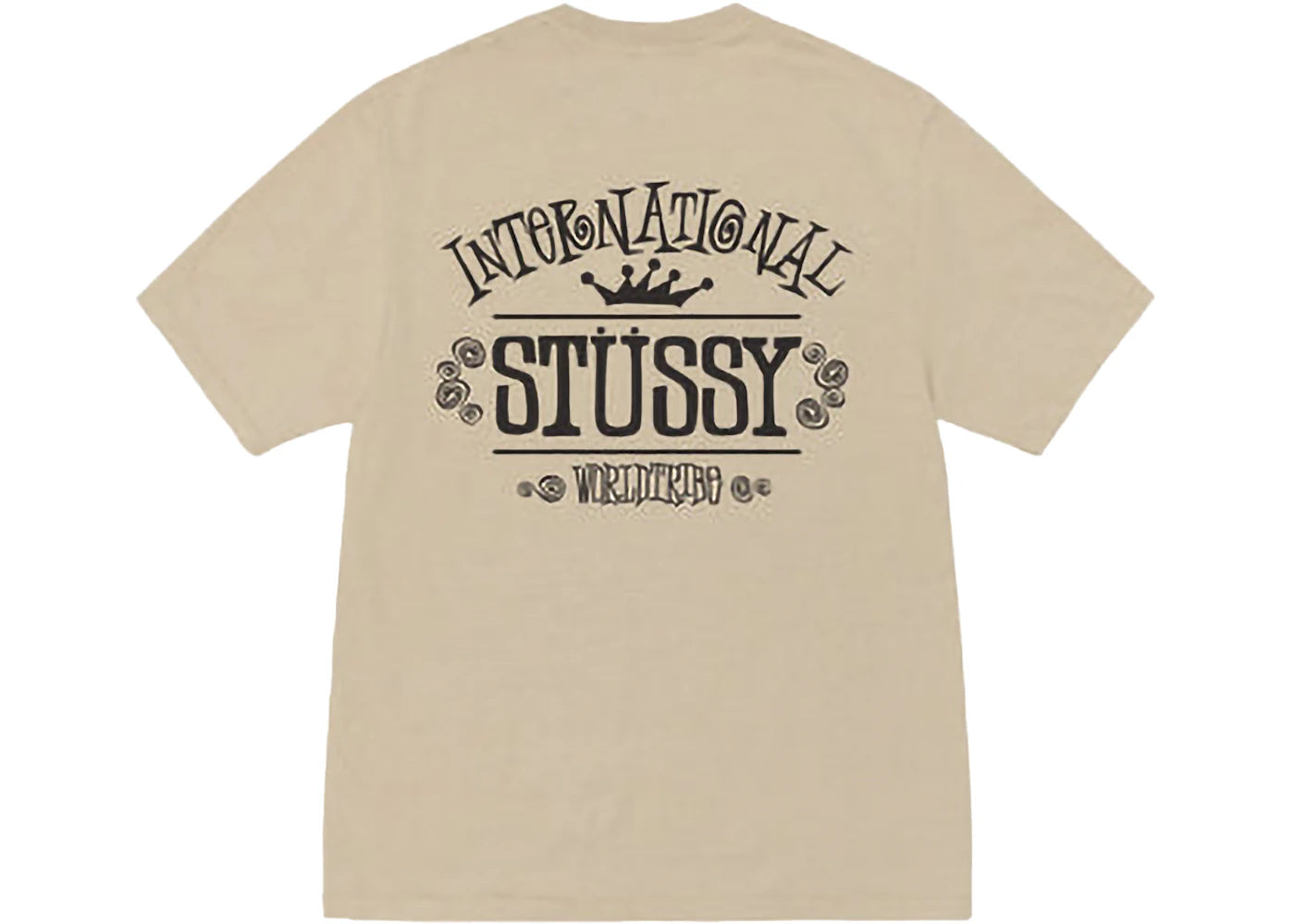 Stussy Worldwide Pigment Dyed Tee Khaki