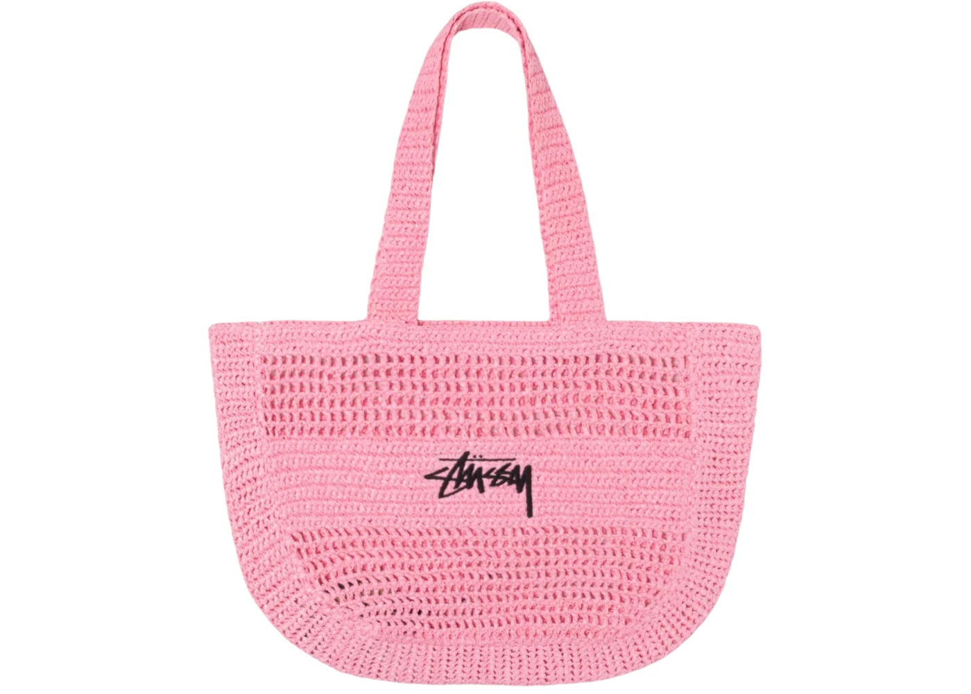 Stussy Woven Tote Bag Light Pink