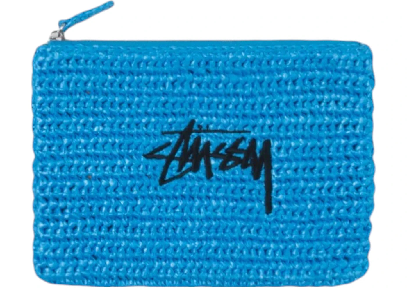 Stussy Woven Zip Pouch Blue