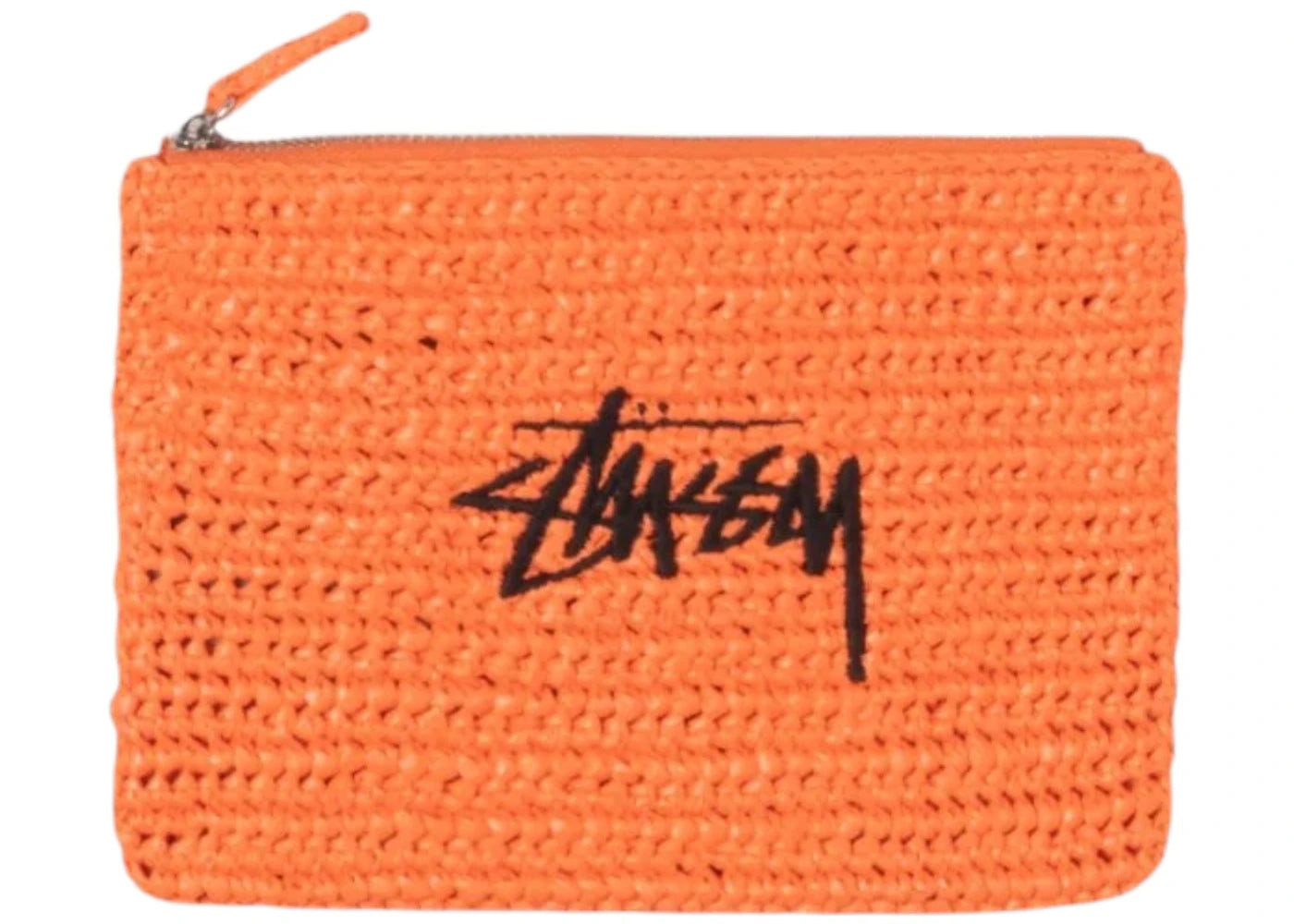 Stussy Woven Zip Pouch Orange