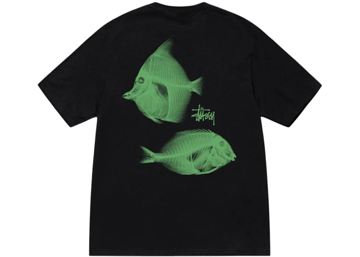 Stussy X-Ray Fishin Tee Black
