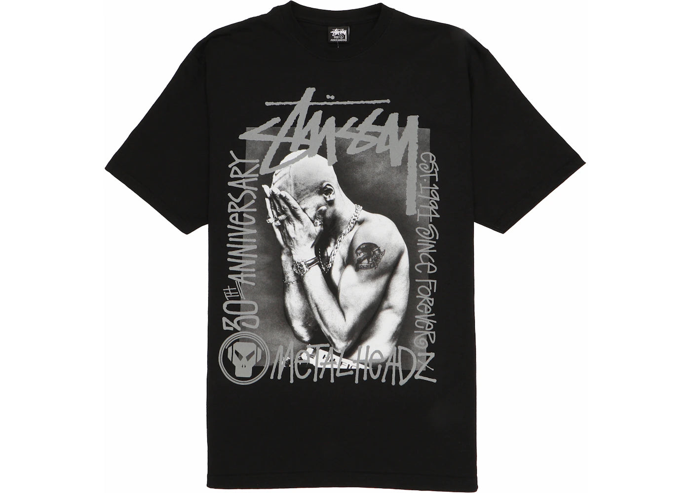 Stussy x Goldie Metalheadz 30 Tee Black