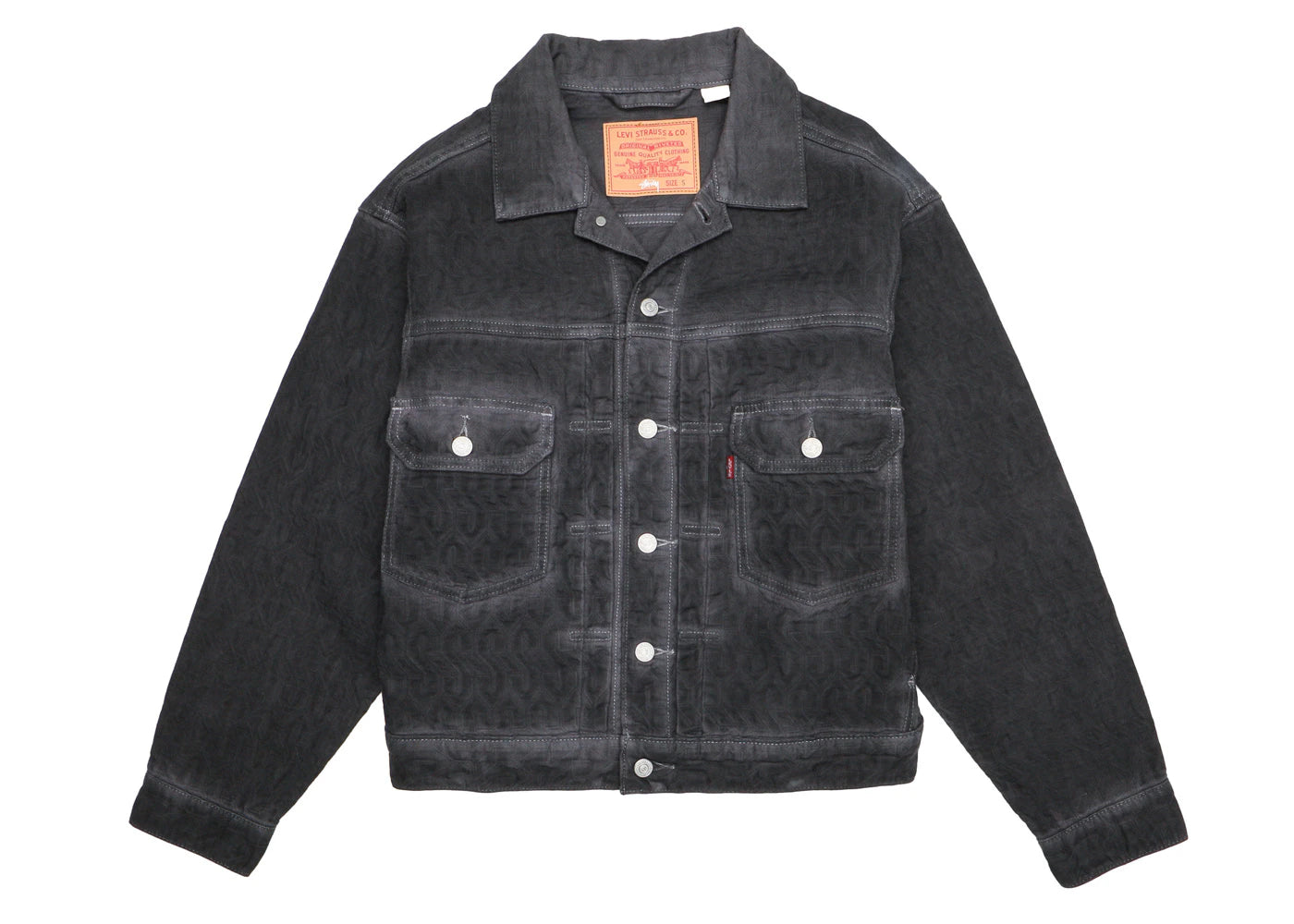 Stussy x Levi's Dyed Jacquard Jacket Black