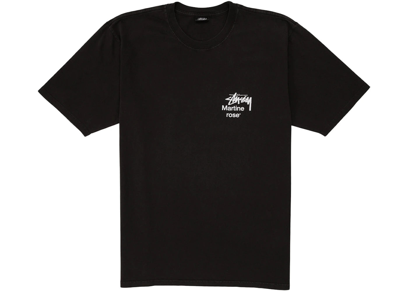 Stussy x Martine Rose Collage Pigment Dyed Tee Black