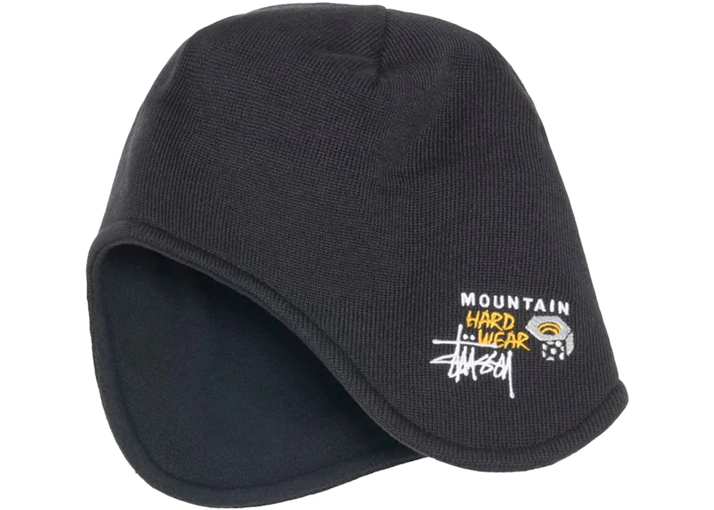 Stussy x Mountain Hardwear Ear Flap Beanie Black