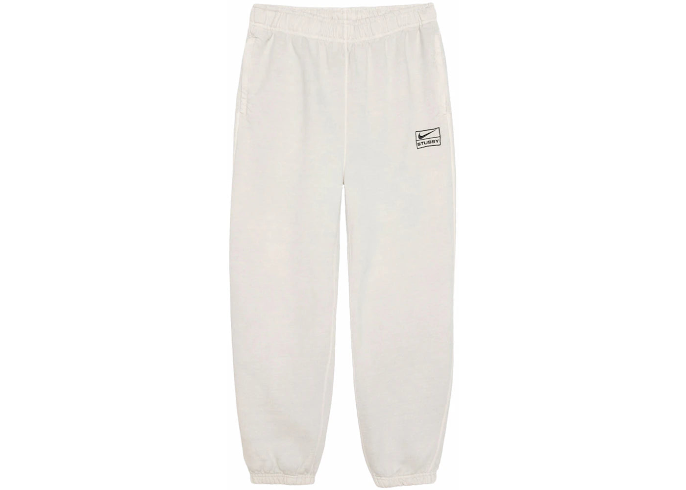 Stussy x Nike Pigment Dyed Fleece Pant Light Bone