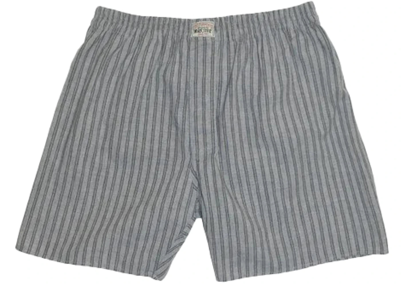 Stussy x Our Legacy Boxer Short Brown/Grey Melange Stripe