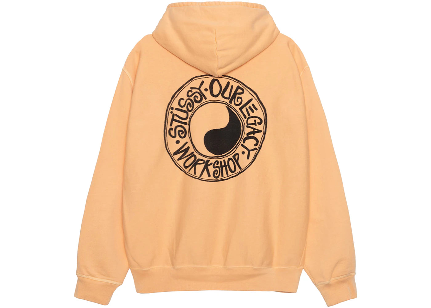 Stussy x Our Legacy Work Shop Buana Pigment Dyed Hoodie Peach