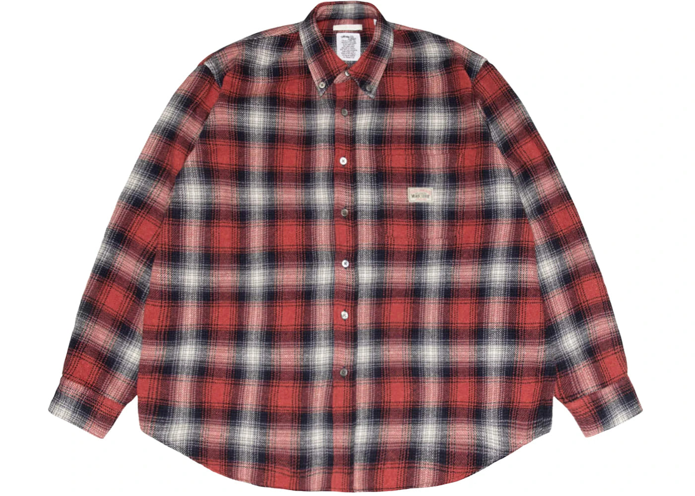 Stussy x Our Legacy Work Shop Check Shirt Red Arborist Check