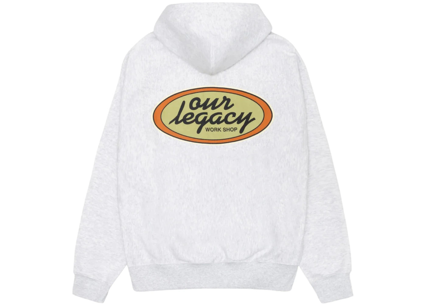 Stussy x Our Legacy Work Shop Oval Zip Hoodie Ash Heather