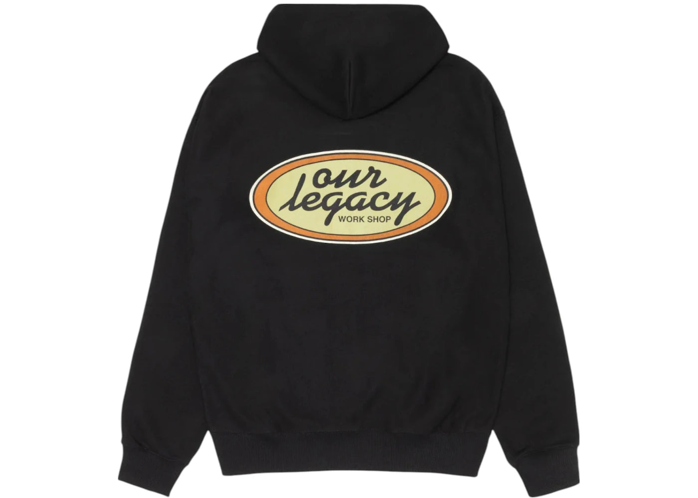 Stussy x Our Legacy Work Shop Oval Zip Hoodie Black
