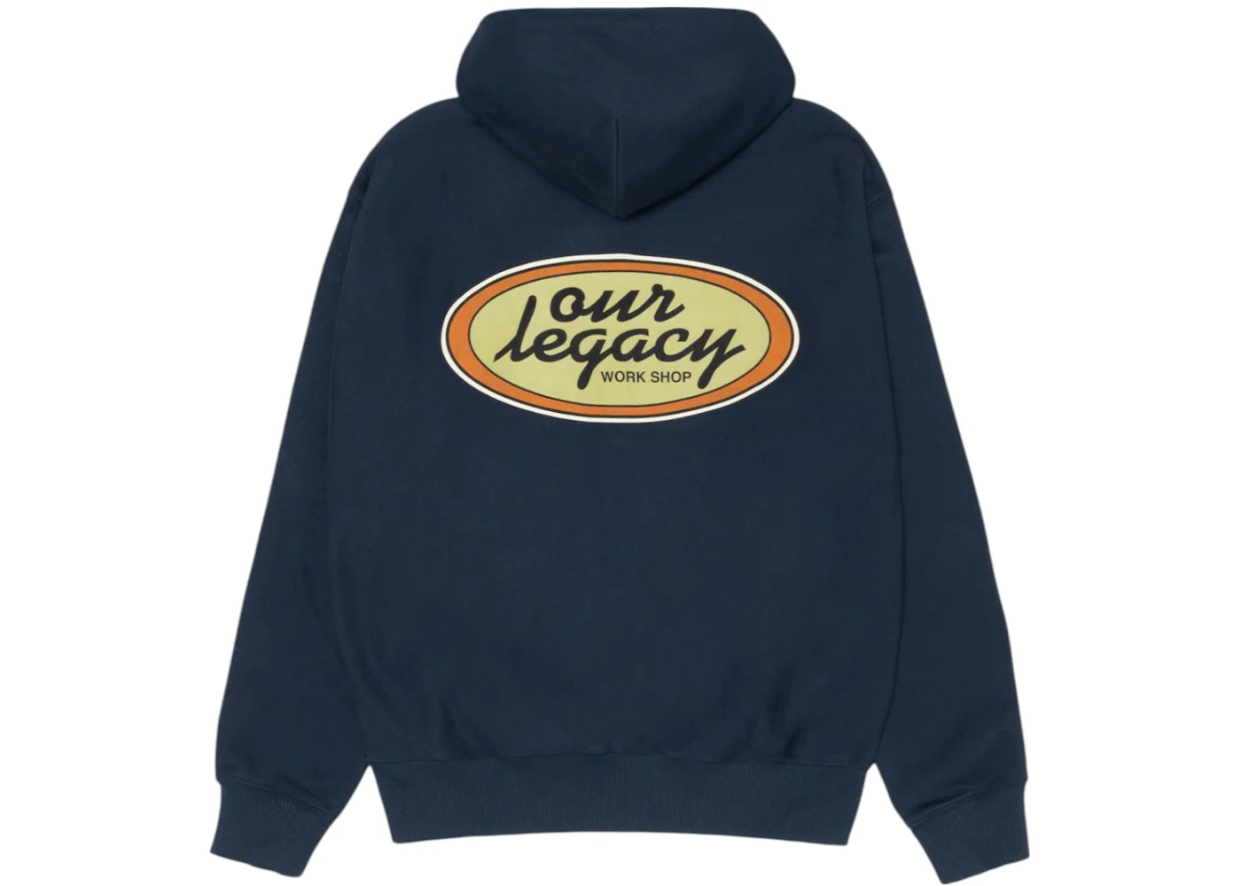 Stussy x Our Legacy Work Shop Oval Zip Hoodie Navy
