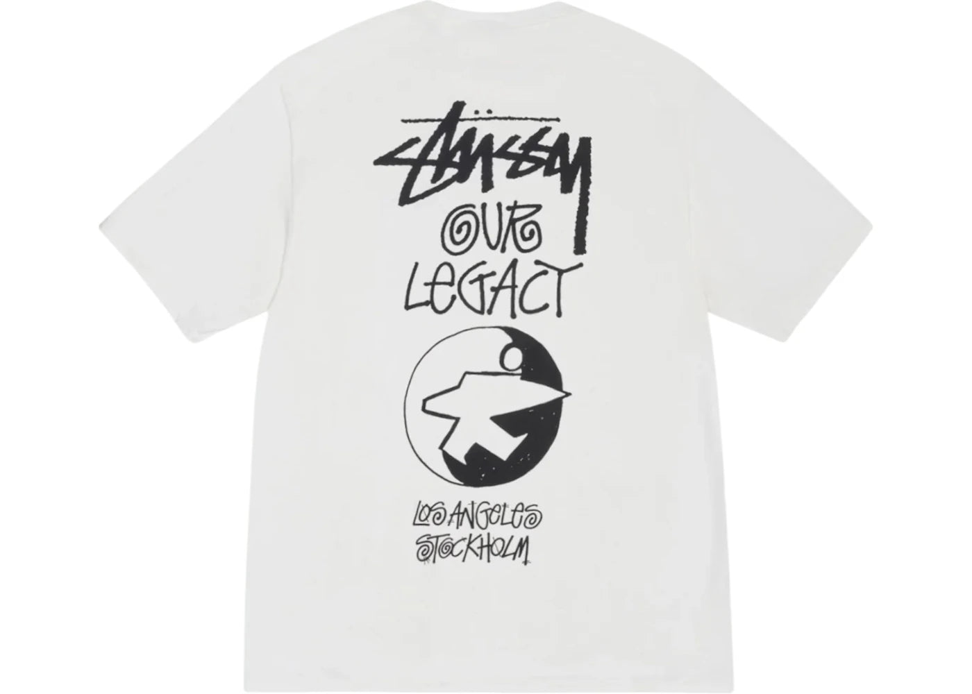 Stussy x Our Legacy Work Shop Surfman Pigment Dyed Tee Natural