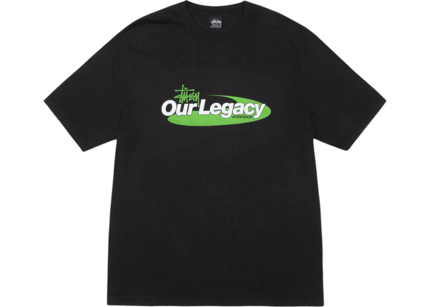 Stussy x Our Legacy Work Shop Swirl Pigment Dyed Tee Black