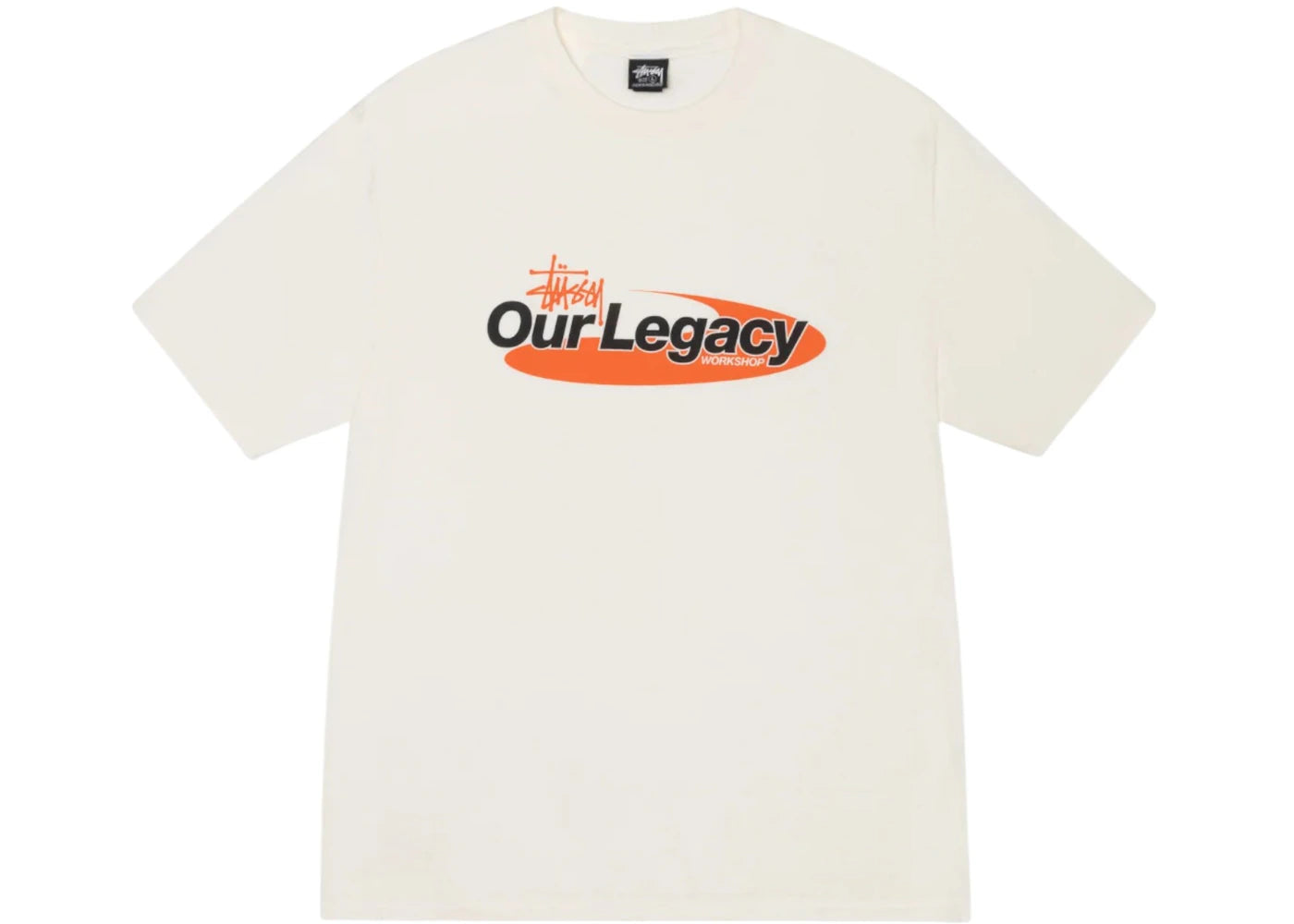 Stussy x Our Legacy Work Shop Swirl Pigment Dyed Tee Natural
