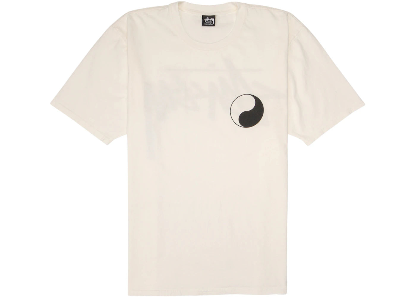 Stussy x Our Legacy Work Shop Yin Yang Pigment Dyed Tee Natural