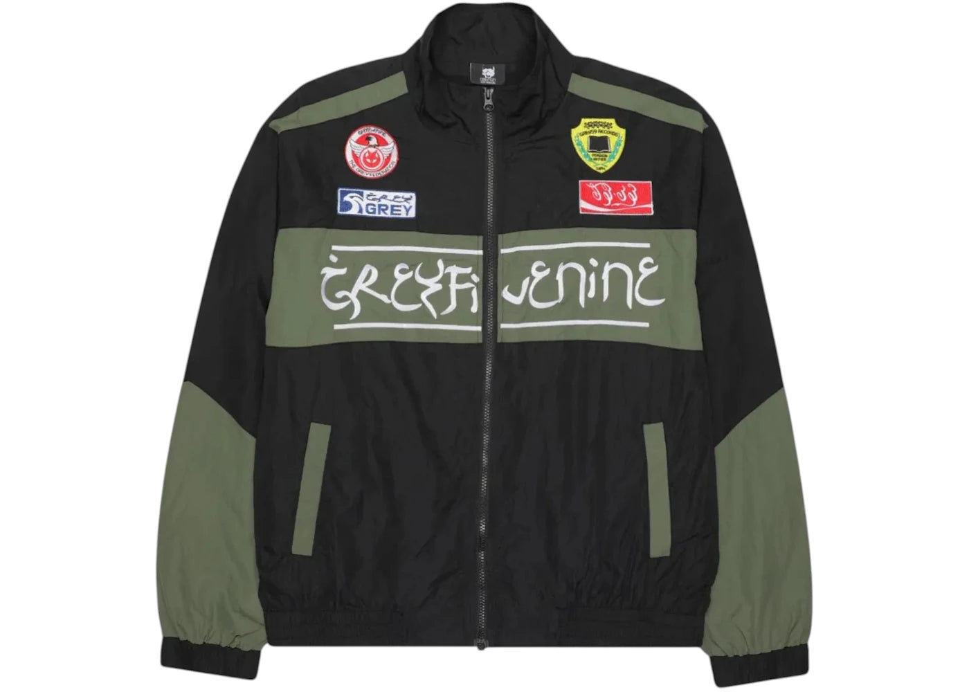$uicideboy$ G59 Records Afghan Track Jacket Black/Green