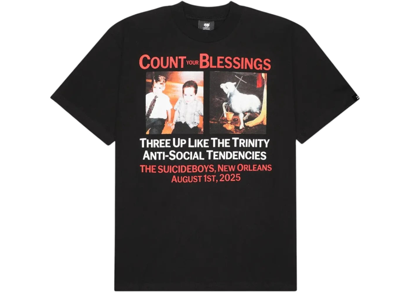 $uicideboy$ G59 Records Count Your Blessings Tee Black