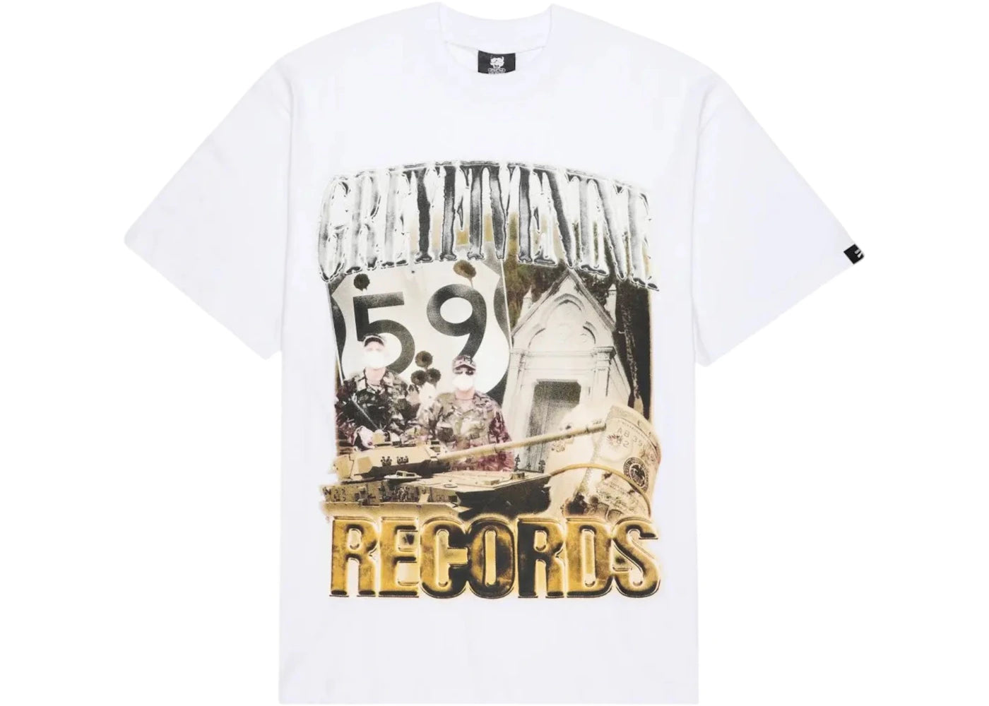 $uicideboy$ G59 Records Guerillas Tee White