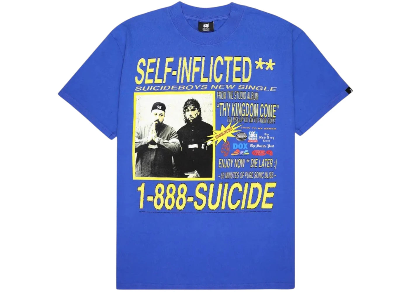 $uicideboy$ G59 Records Self Inflicted Tee Blue