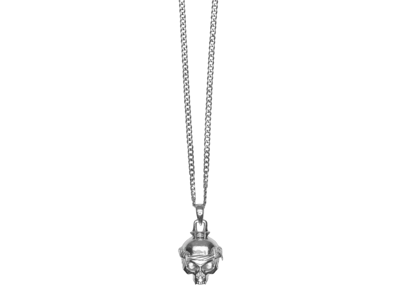 $uicideboy$ G59 Records Skull Pendant Silver