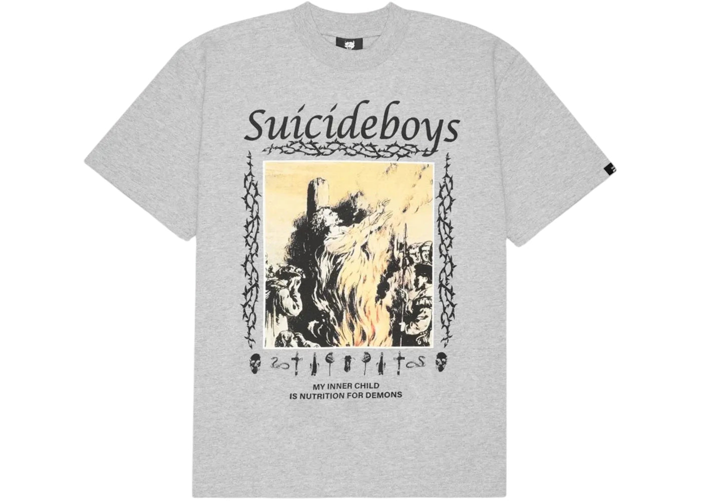 $uicideboy$ G59 Records Tear It Down Tee Heather Grey