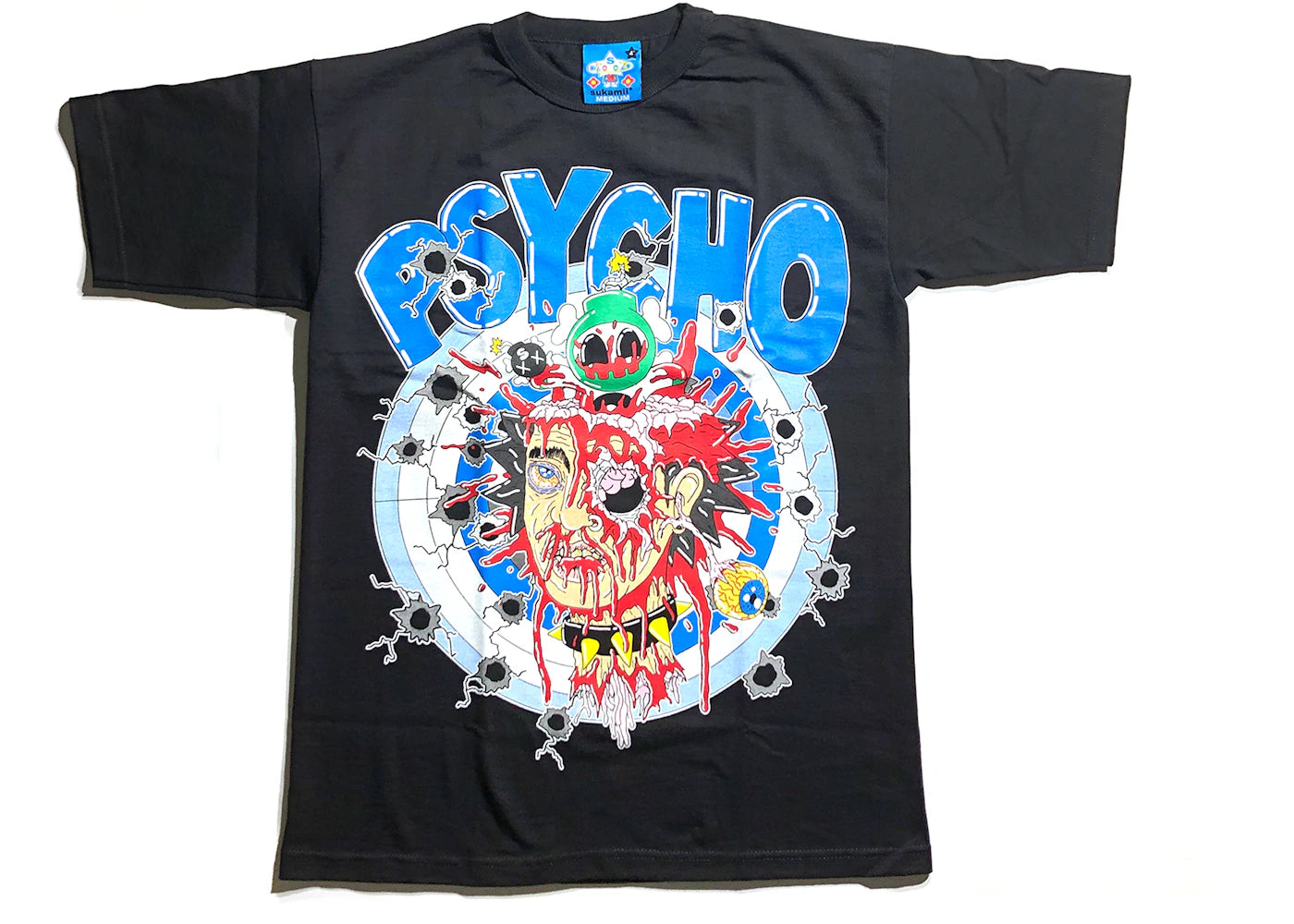 Sukamii Psycho Bomber T-shirt Black