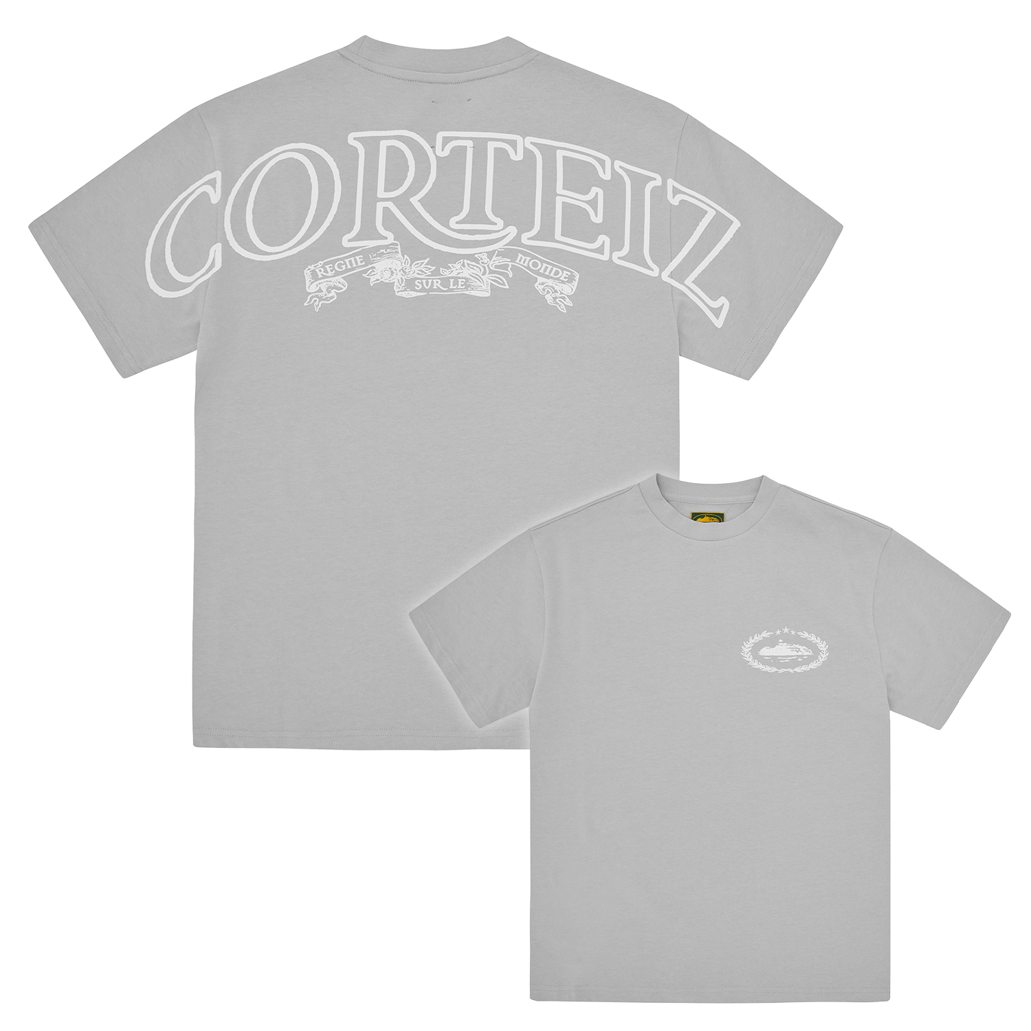 Corteiz Royale Heavyweight Tee Grey
