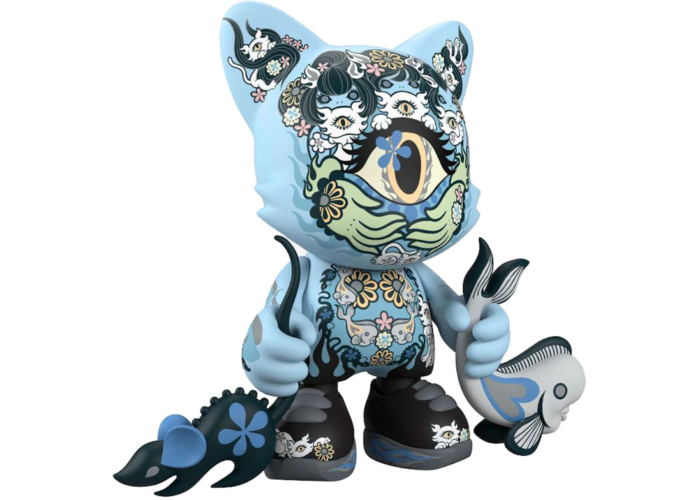 Superplastic Azure Ailurophile Superjanky by Junko Mizuno Figure