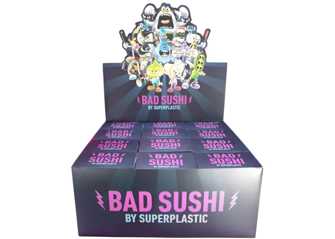Superplastic Bad Sushi Series Sealed Case (12 Blind Boxes)