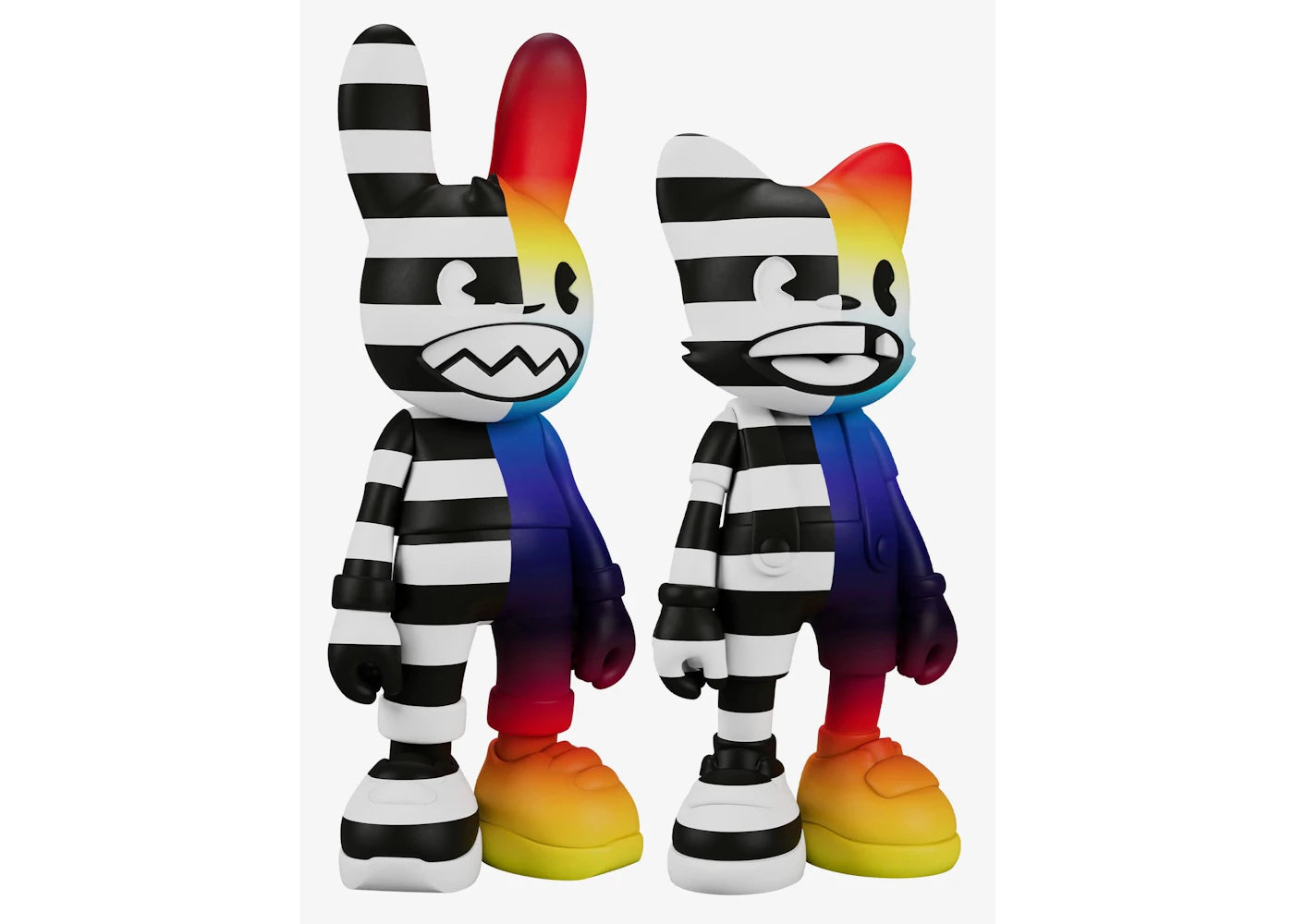 Superplastic Lil' Helpers Cross Faded Figure Set