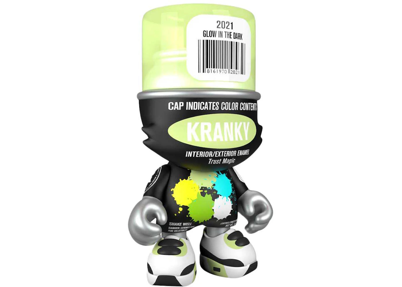 Superplastic Superkranky by Sket One Figure Glow In The Dark Green