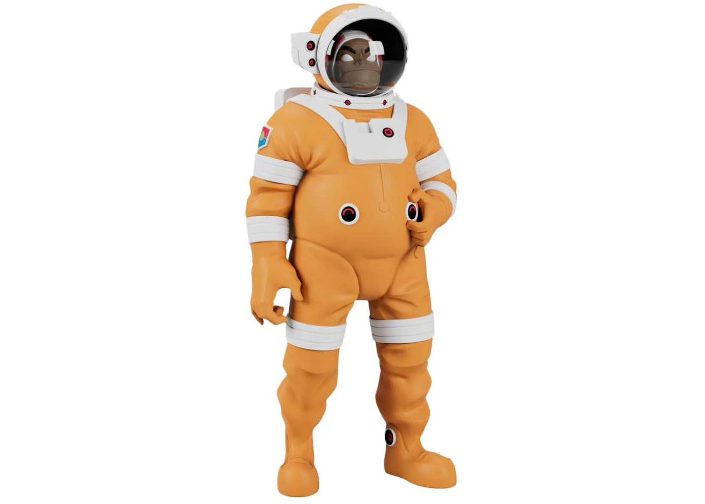 Superplastic x Gorillaz Astronaut Russel Figure Orange