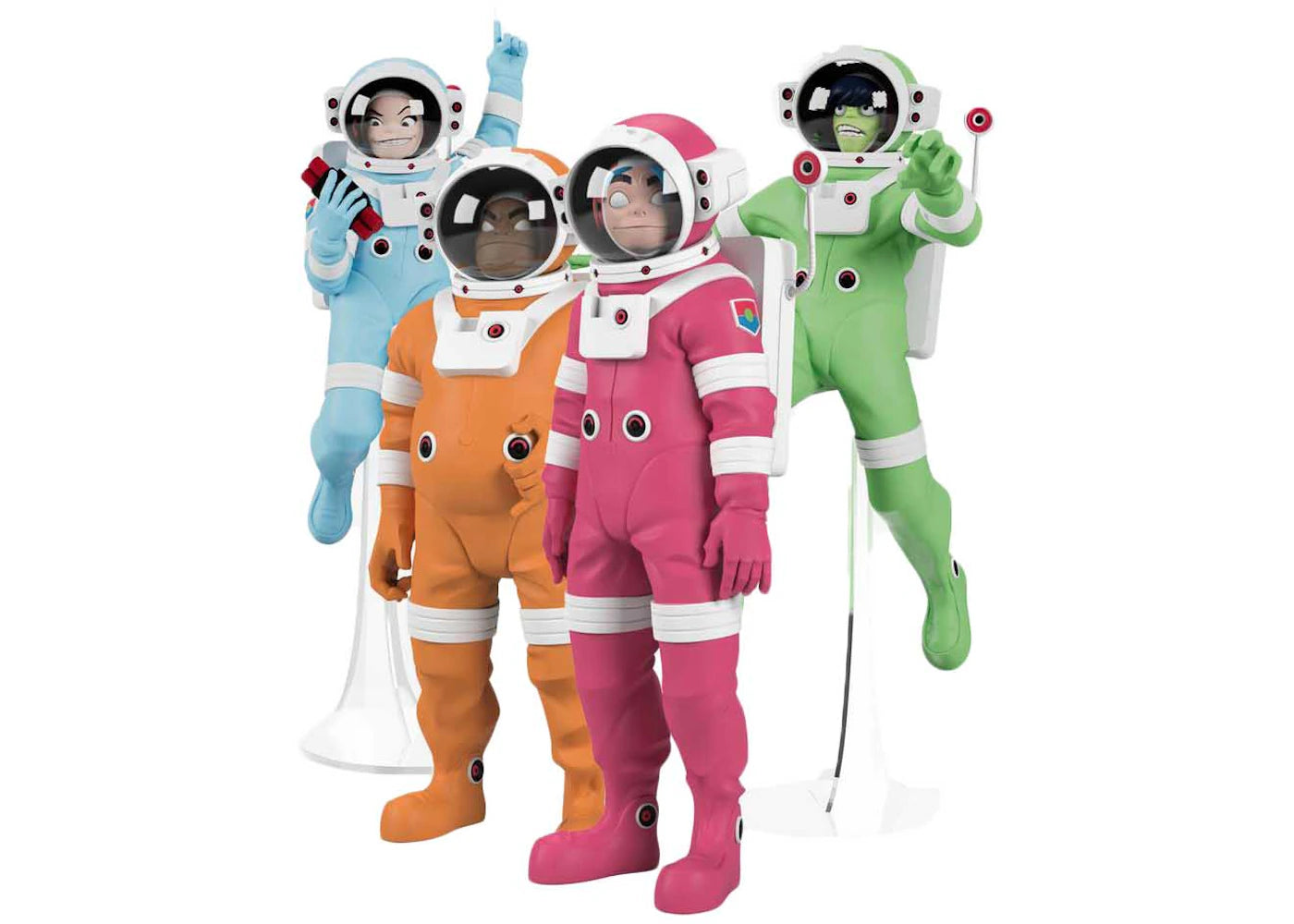Superplastic x Gorillaz Spacesuit Set Figures