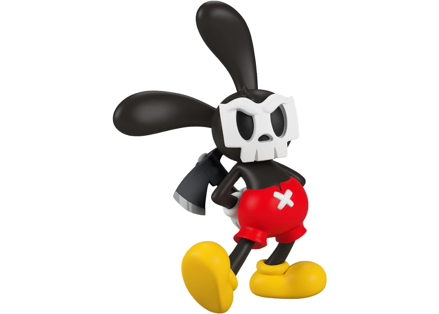 Superplastic x Guggimon Chop Chop "Murder Pants" Vinyl Figure /1555 Black/Red/White