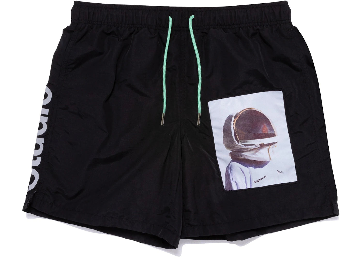 Supervsn Spaceman Water Shorts Black