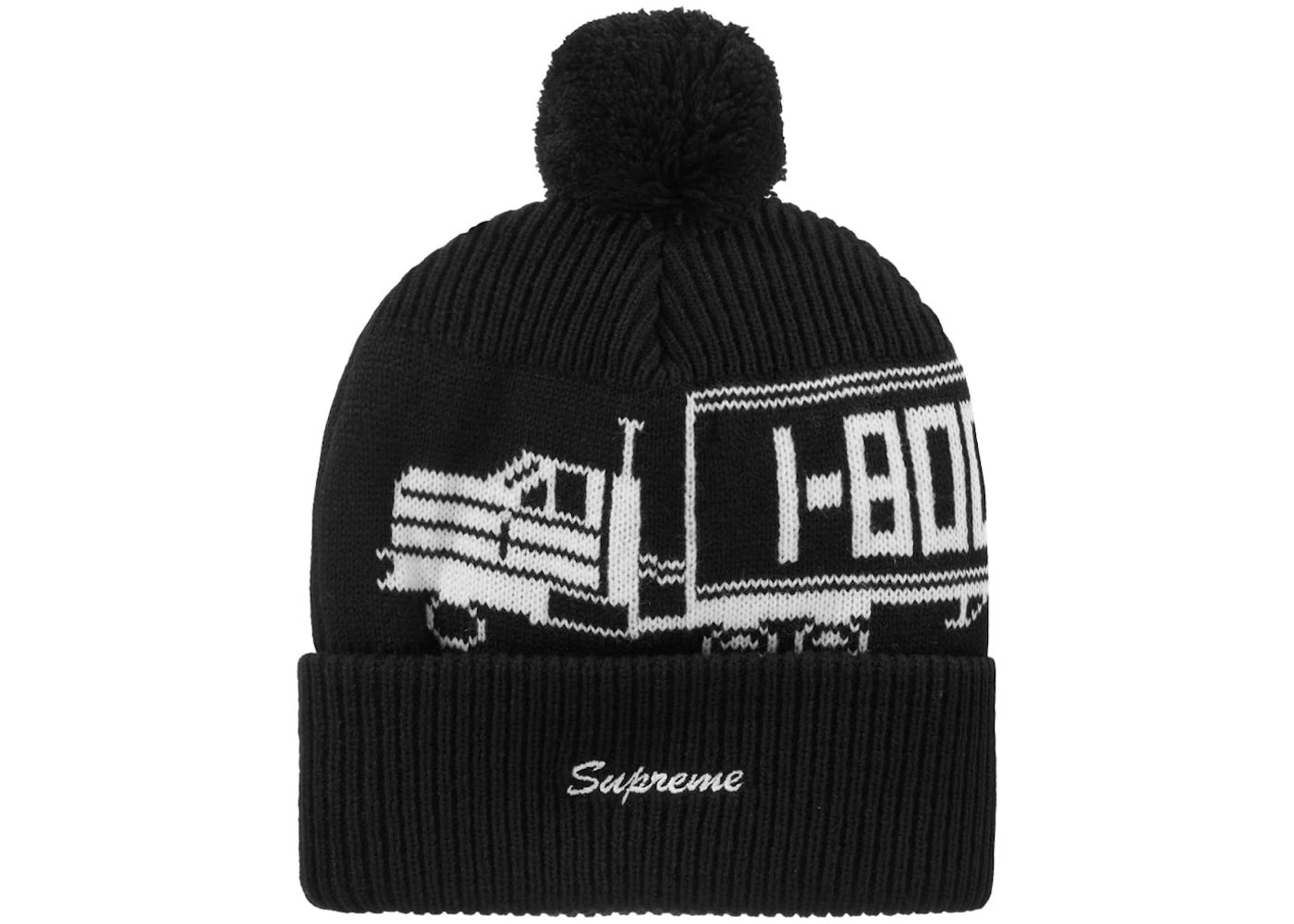 Supreme 18-Wheeler Beanie Black