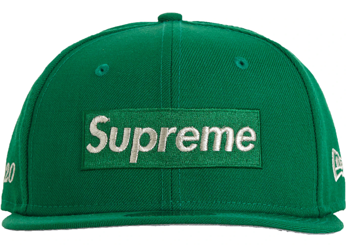 Supreme $1M Metallic Box Logo New Era Green