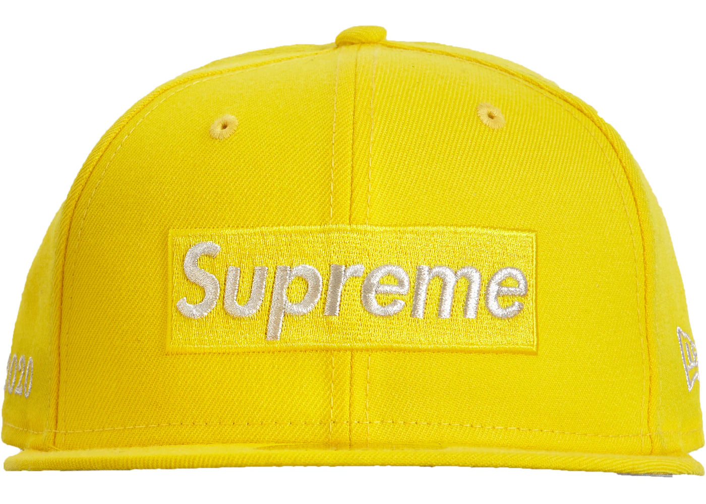 Supreme $1M Metallic Box Logo New Era Yellow