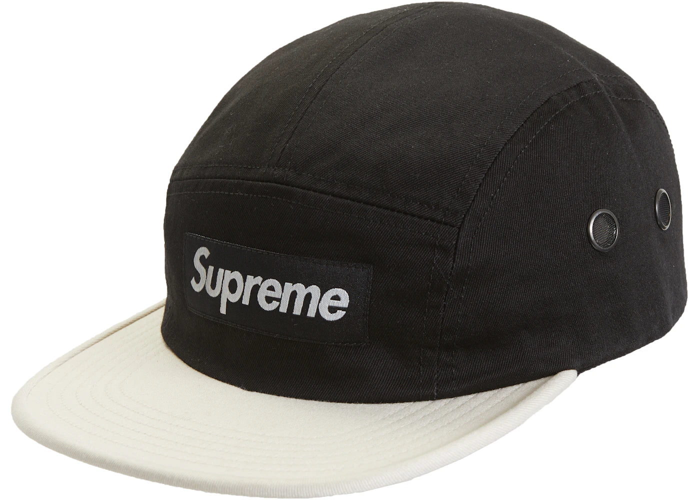 Supreme 2-Tone Camp Cap Black