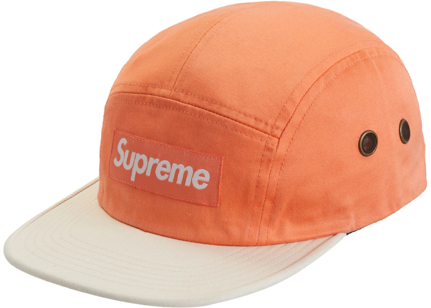 Supreme 2-Tone Camp Cap Neon Orange