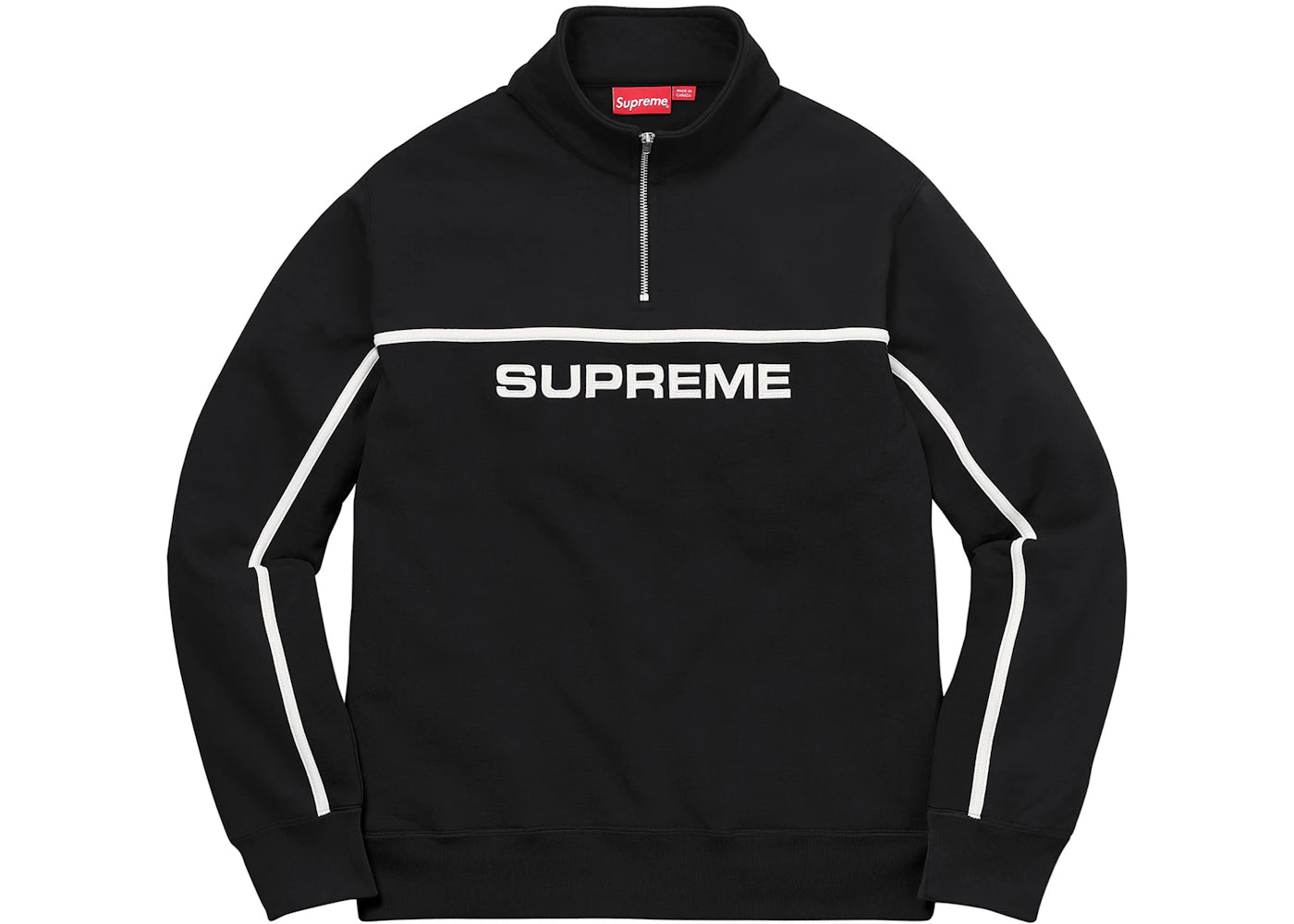 Supreme 2-Tone Half Zip Sweatshirt 0