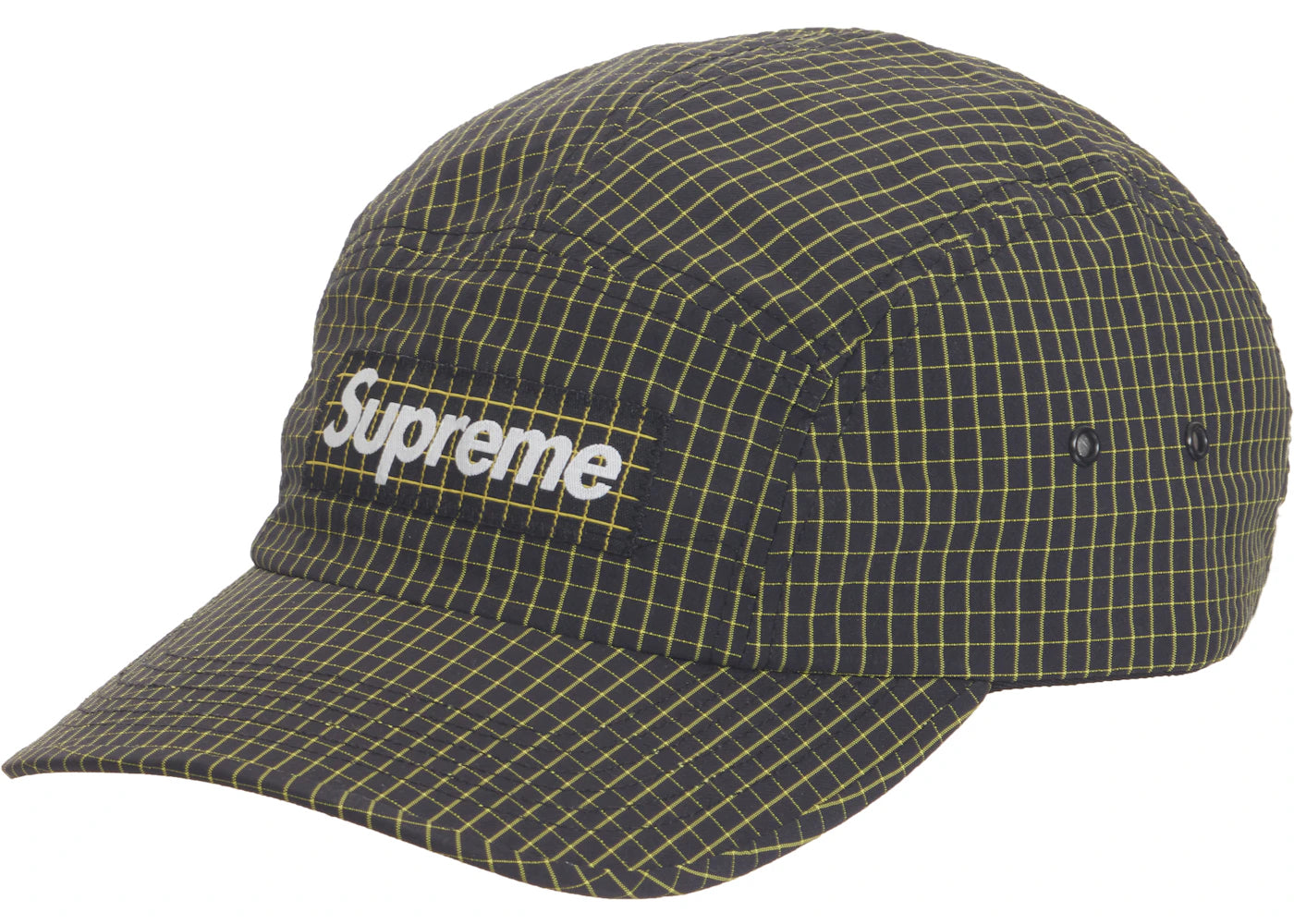 Supreme 2-Tone Ripstop Camp Cap (SS21) Black