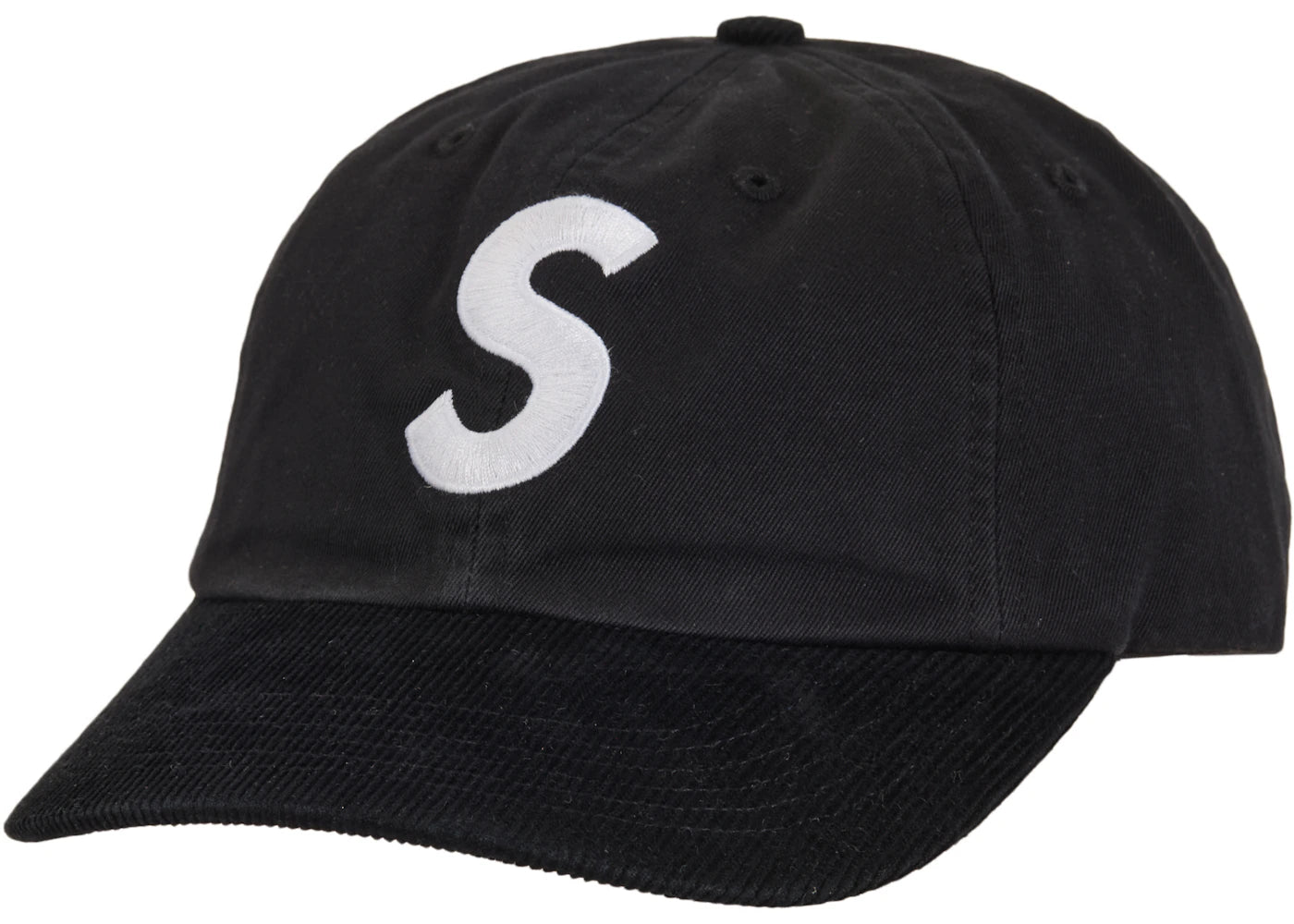 Supreme 2-Tone S Logo 6-Panel Black