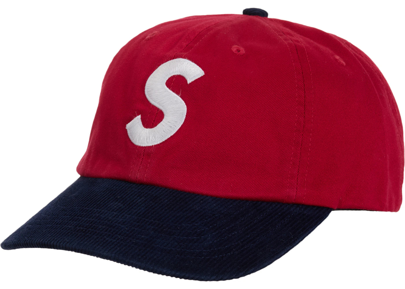 Supreme 2-Tone S Logo 6-Panel Red